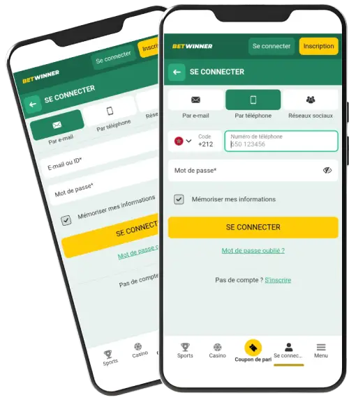 Se connecter au site Betwinner et activer votre code promo