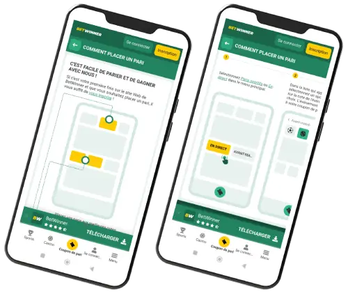 Comment placer le premier pari Betwinner